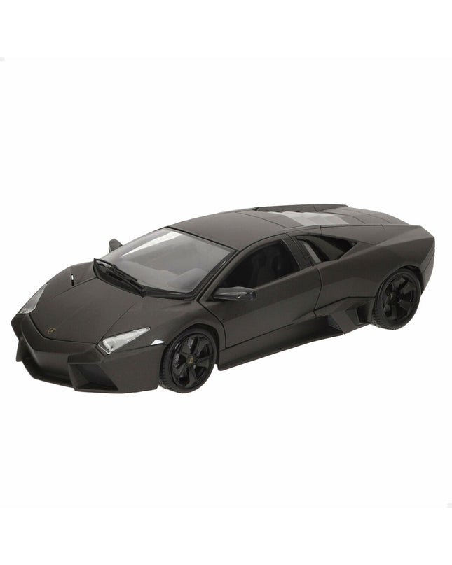 Bburago Lamborghini Reventon 1:18 scale toy car, detailed model in blue with realistic features and design.
