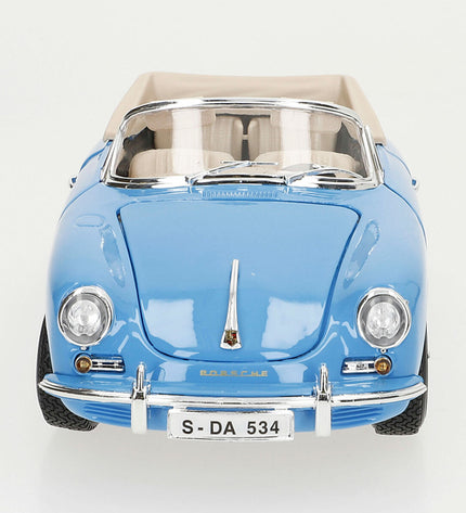 Bburago GT-Porsche 356B Cabriolet toy car from 1961, detailed miniature vehicle for collectors and play.