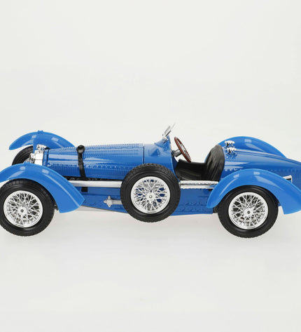 Bburago GT Bugatti Type 59 1:18 scale toy car modeled after vintage racing vehicle, detailed plastic model for display or play