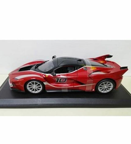 Bburago Ferrari FXX K #10 1:18 scale toy car, detailed miniature vehicle for collectibles and play