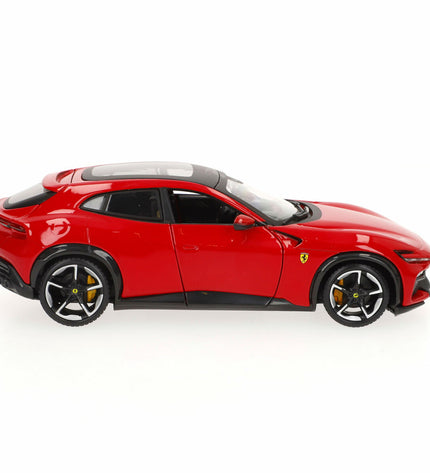 Bburago Ferrari Purosangre 1:24 scale toy model car, detailed red racing sports car with realistic features.