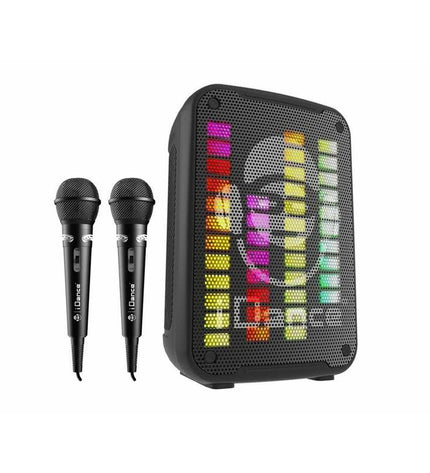 BigBuy Kids karaoke speaker with microphone, colorful electronic toy for kids, perfect for singing and entertainment.