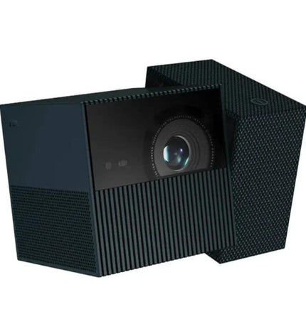 TCL P30D8F-2AOFEU11 Full HD projector with 800 lumens, displaying a bright, clear image on a wall in a home theater setting.