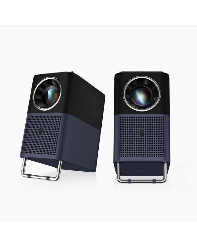 TCL A1SL5F-2AOFEU11 projector for home theater and TV viewing, shown projecting on a wall with a clear, bright image.