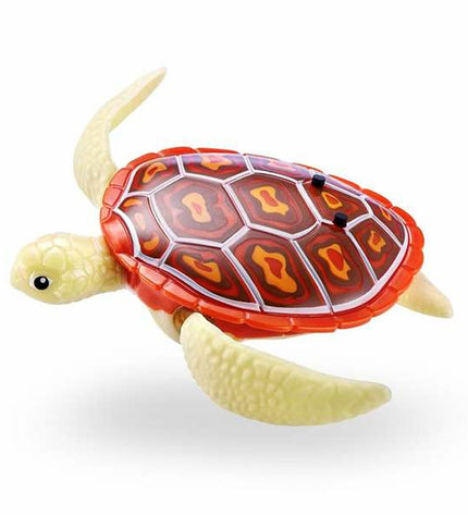 Zuru Roboturtle Schildpad action figure from the playset, detailed plastic turtle toy for kids in bright colors.