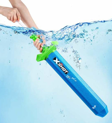 Zuru Waterwerper espada toy, 65x5 cm, suitable for outdoor water games and sport activities, bright blue plastic design.