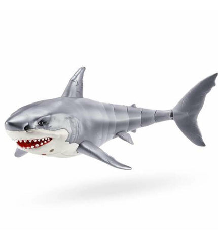 Zuru Robo Alive Shark Attack action figure toy with realistic shark design and movable fins, part of Zuru's collectible playset.