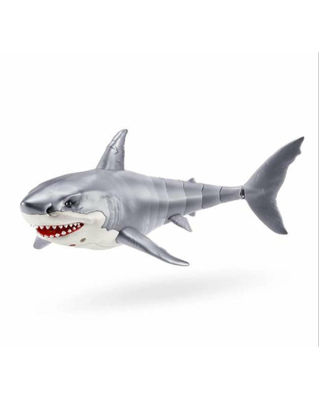Zuru Robo Alive Shark Attack action figure toy with realistic shark design and movable fins, part of Zuru's collectible playset.