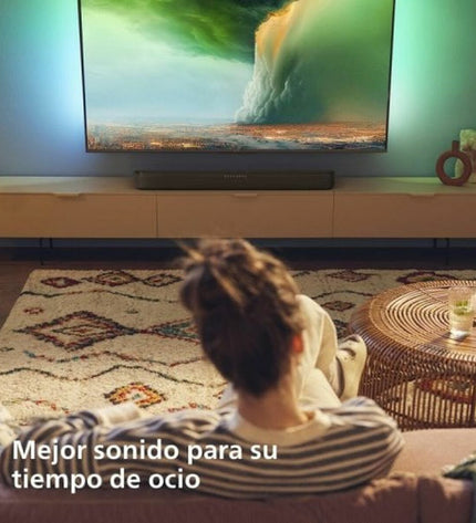 Philips TAB5109/10 gray 60W soundbar with sleek design, part of electronic audio and hi-fi equipment.