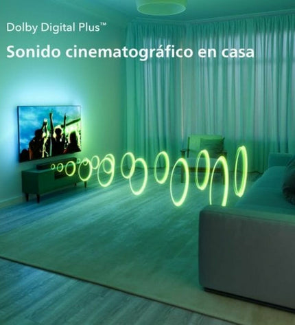 Philips TAB5109/10 gray 60W soundbar with sleek design, perfect for enhancing TV audio in a modern entertainment setup.