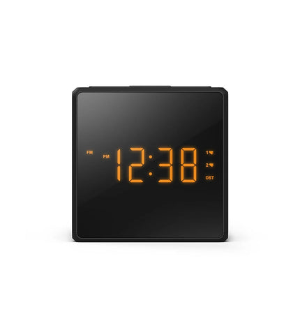 Philips TAR4500/10 radio alarm clock with digital display and control buttons, electronic audio equipment.