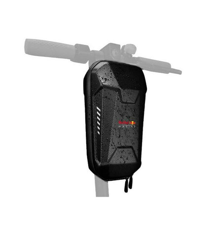 Red Bull RB-FBAG black bike saddlebag for cycling, outdoor sports and mountain biking, with durable zip closure and compact design.