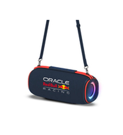 Black Red Bull REDBULL FORCE RB-SK400 portable Bluetooth speaker with 120W power, compact design, and audio controls.