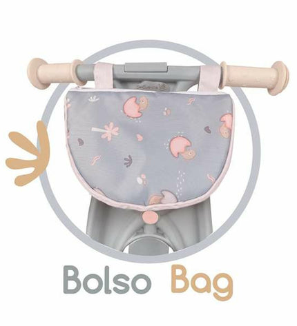 Decuevas Kinderfiets speelgoed, zwart en rood, met handvatten en wielen, geschikt voor jonge kinderen, outdoor speelgoed.