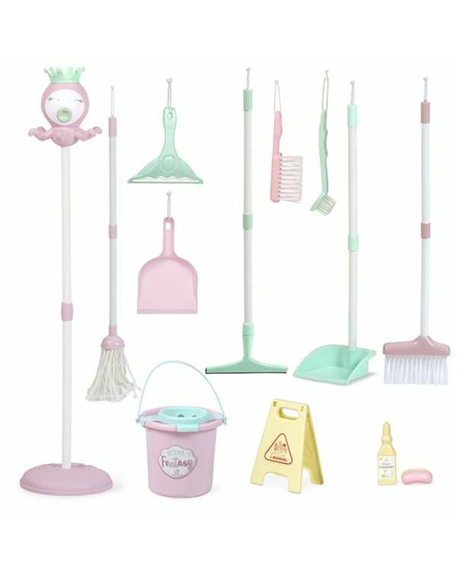 Decuevas Reinig & Opberg Kit Ocean Fantasy speelgoed en imiteerspel, 12 onderdelen, 23x23x100 cm, ocean-themed toy set.