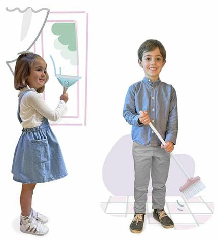Decuevas Reinig & Opberg Kit Ocean Fantasy with 12 toy pieces for imaginative play, measuring 23x23x100 cm.