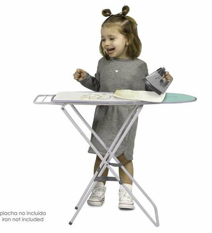Decuevas Funny toy ironing board, 72x63x25 cm, made of colorful plastic, designed for pretend play and imiteerspelletjes.