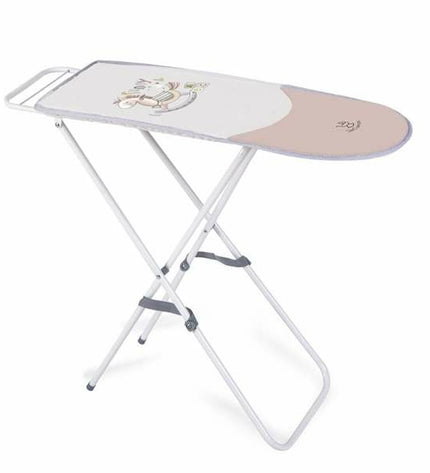 Decuevas roze speelgoedstrijkplank 63x72x25 cm, opvouwbaar, geschikt voor kinderspel en imiteerspelletjes.