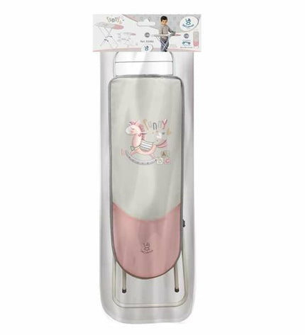 Decuevas pink foldable toy ironing board for kids, 63x72x25 cm, perfect for imaginative play and pretend chores.