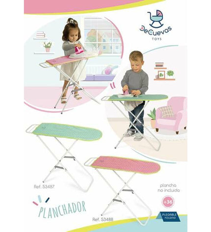 Decuevas toy ironing board, 63 x 72 x 25 cm, ideal for pretend play in the speelgoed en games category.