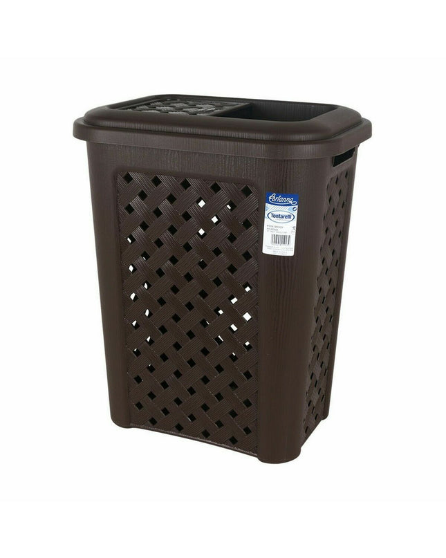 Six Tontarelli Arianna 30L Wengue waste bins for home organization and kitchen storage.