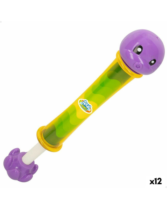 Colorbaby Waterwerper Colorbaby animal-themed water guns, 29x6.5x6.5 cm, set of 12, for outdoor play and water fun.