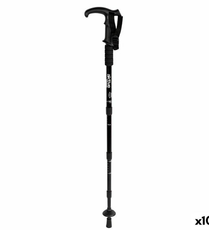 Set of 10 Aktive trekking poles, 110 cm, suitable for outdoor hiking and camping activities, lightweight and durable design.