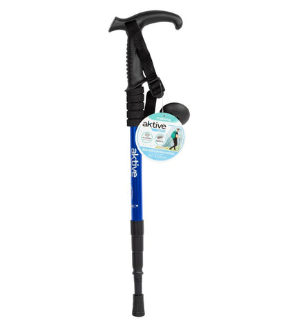Set of 10 Aktive trekking hiking poles, 110 cm, sturdy outdoor trekking sticks for camping and hiking activities.