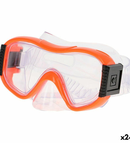 AquaSport Duikmasker set with 24 waterproof diving masks, suitable for water sports and outdoor aquatic activities.