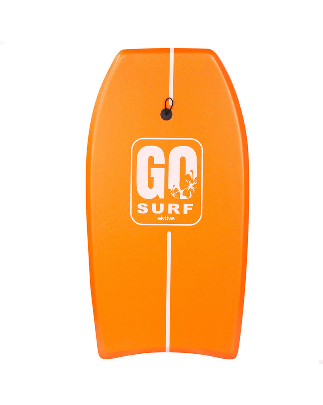 Aktive BodyBoard 48x94x5.5 cm for watersport, showing the blue and black bodyboard with a textured surface.