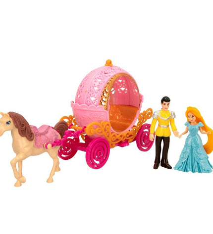 Colorbaby Isabella 6-piece toy playset with a horse carriage, measuring 28.5 x 14.5 x 7 cm, suitable for children.