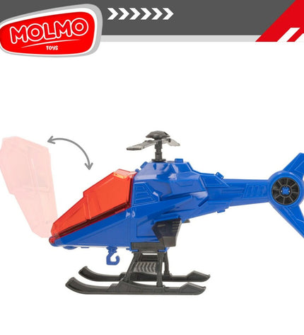 Set of six Colorbaby police toy vehicles, including three different types, designed for children's play and vehicle-themed fun.