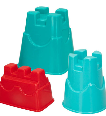 Colorbaby Strandspeelgoedset with 3 colorful pieces, part of outdoor and sports toys, includes 24 pieces for creative play.