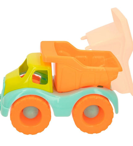 Colorbaby 18 cm plastic beach toy trucks, set of 24, suitable for outdoor play and children's games.