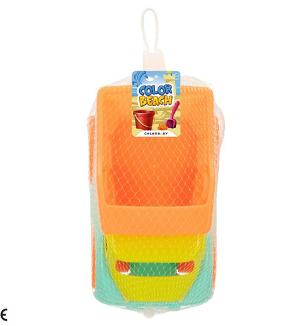 Colorbaby 18 cm plastic toy kayaks, set of 24, suitable for outdoor play and water adventures, colorful and lightweight.