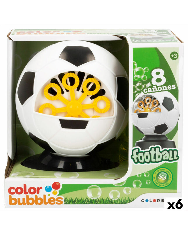 Colorbaby Bellenblaas set with six colorful bubble wands, ideal for outdoor play and games, measuring 11.5 x 15 x 11.5 cm.