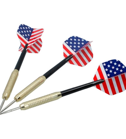 Set of 24 Aktive metal dart parts for sport and outdoor darts, including multiple dart components on a white background.