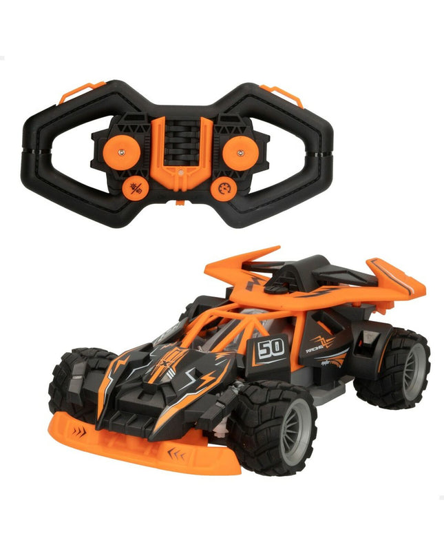 Two Speed & Go remote-controlled police cars in 1:16 scale, detailed toy vehicles designed for fun and play.