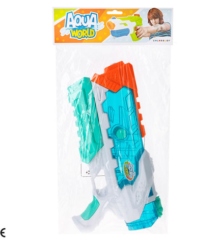 Colorbaby water guns, 33x18x6.5 cm, colorful plastic toy water pistols for outdoor play, six-piece set.