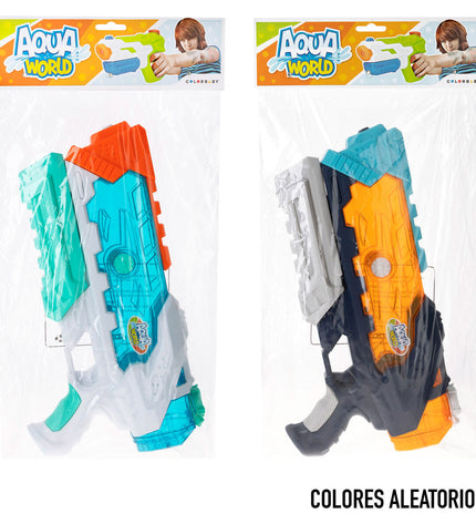 Colorbaby water pistols, 33x18x6.5 cm, set of 6, colorful toy water guns for outdoor play and fun.