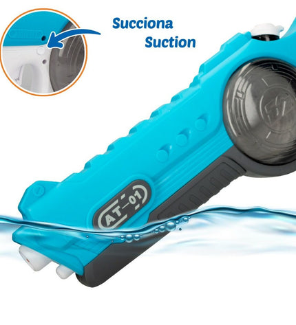 Colorbaby water pistols, 820 ml capacity, in blue, shown in a pair, ideal for outdoor play and water games.