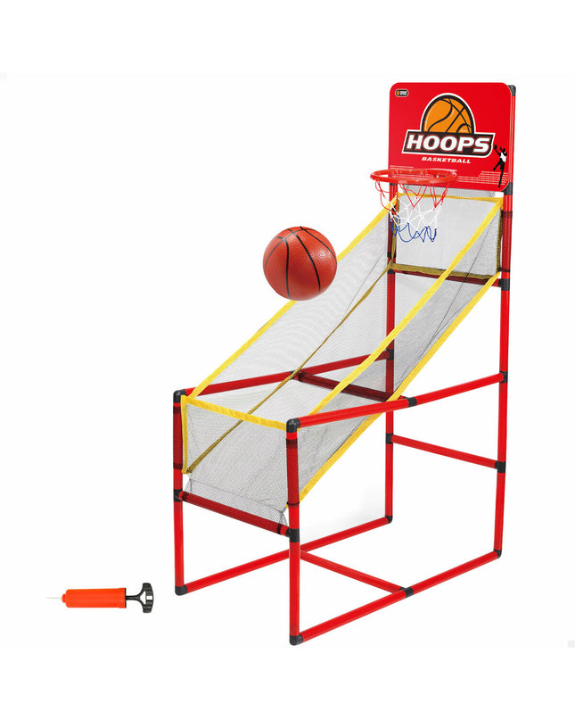 Colorbaby basketball baskets, 41x120x80 cm, set of two for outdoor play, made of durable plastic for sports and recreation.