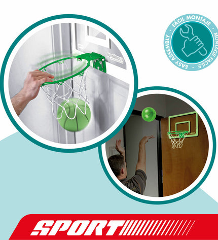 Colorbaby basketball for outdoor sports, featuring a bright orange and black design, perfect for casual play and training.
