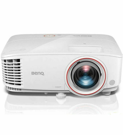 BenQ TH671ST Full HD projector displaying a vibrant video image with 3000 lumens, ideal for home theater and electronic entertainment.