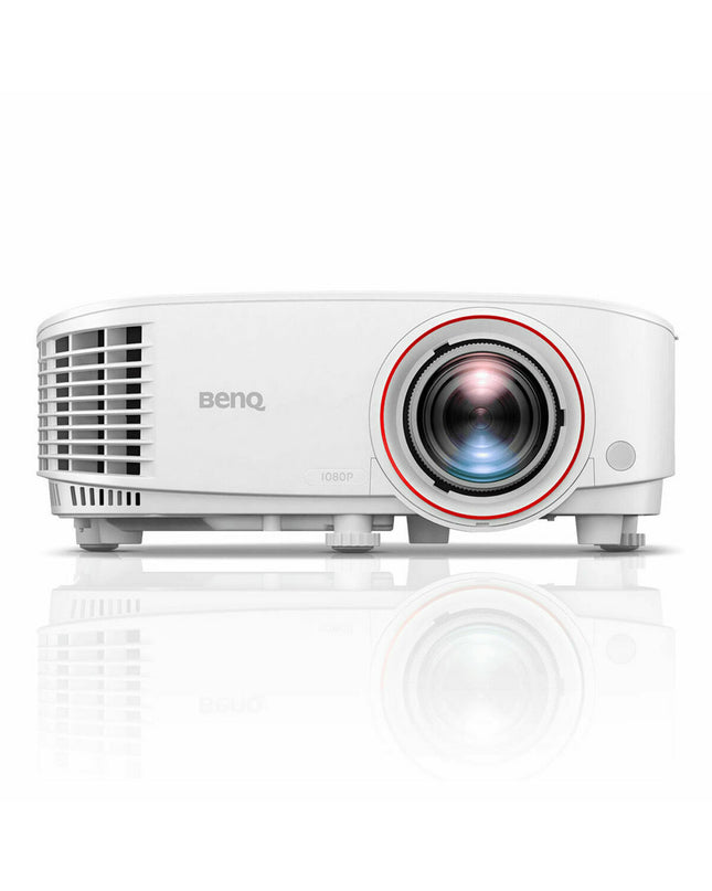 BenQ TH671ST Full HD projector displaying vibrant home theater image with 3000 lumens and 1920x1080 resolution.