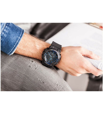 Casio G-Shock GS BASIC activity bracelet for sports and outdoor use, featuring digital display and durable design.