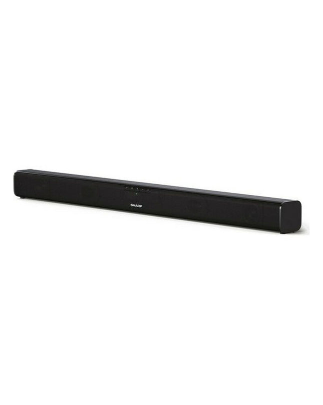 Sharp HT-SB110 soundbar in black with 90W power, compact electronic audio and hi-fi equipment for enhanced sound.