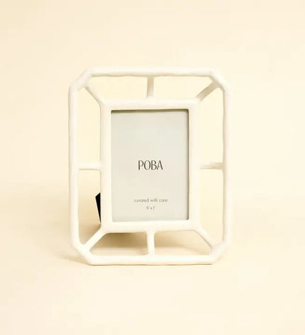 Modern Mesh 5x7 Photo Frame – Stylish Desk & Shelf Décor