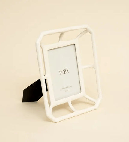 Modern Mesh 5x7 Photo Frame – Stylish Desk & Shelf Décor