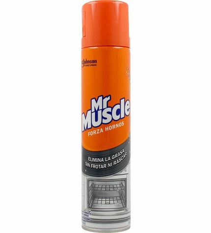 Mr Muscle Forza Hornos oven cleaner spray in 300ml bottle, designed for kitchen and home cleaning.